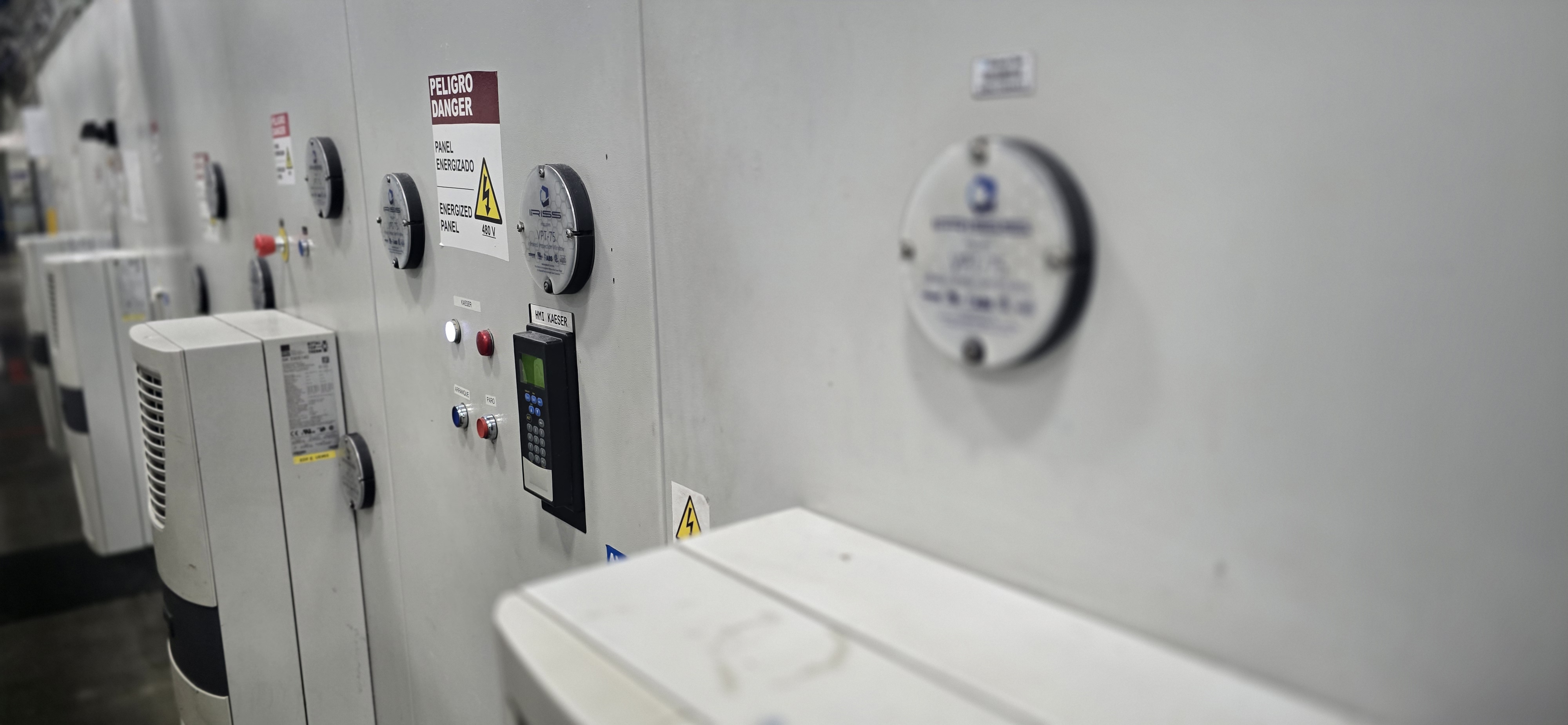 Panel eléctrico industrial